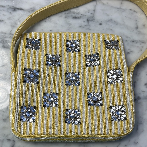 Anthropologie The Fiona Beaded Bag -Geometric Edition NWT - Picture 9 of 15